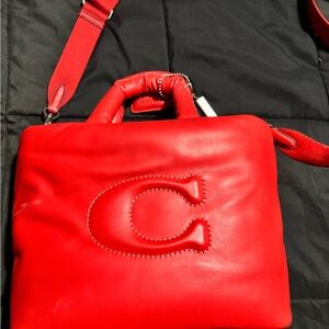 Red Leather Handbag